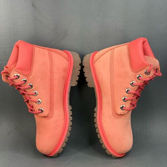 Timberland womens 6" leather Premium Boot shoes size 5 - Picture 6 of 9